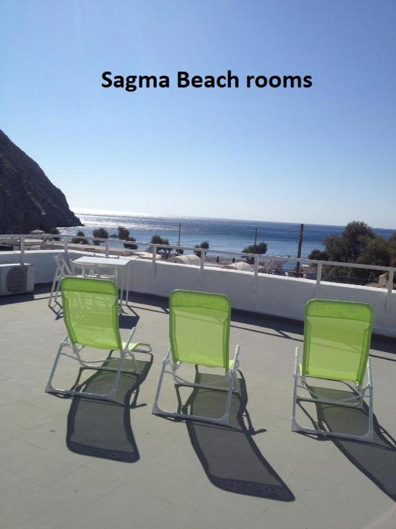 Sagma Beach Rooms Перисса Экстерьер фото