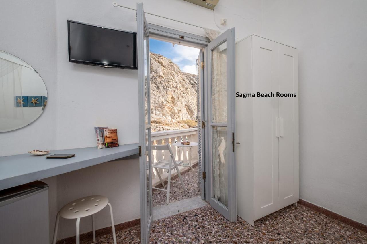 Sagma Beach Rooms Перисса Экстерьер фото