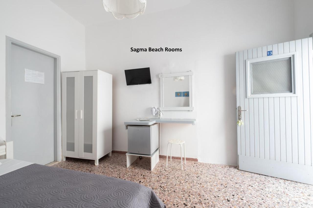 Sagma Beach Rooms Перисса Экстерьер фото