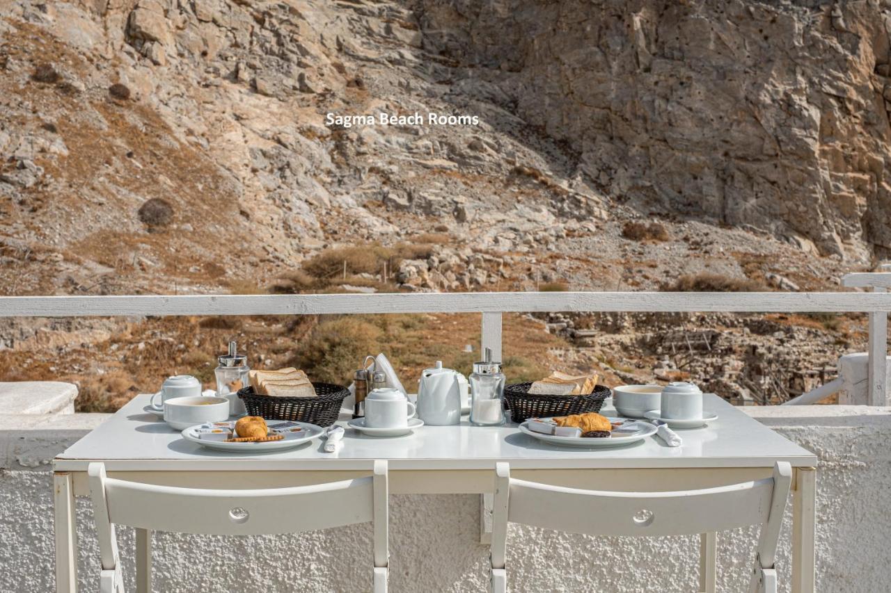 Sagma Beach Rooms Перисса Экстерьер фото