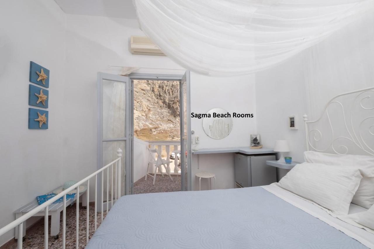 Sagma Beach Rooms Перисса Экстерьер фото