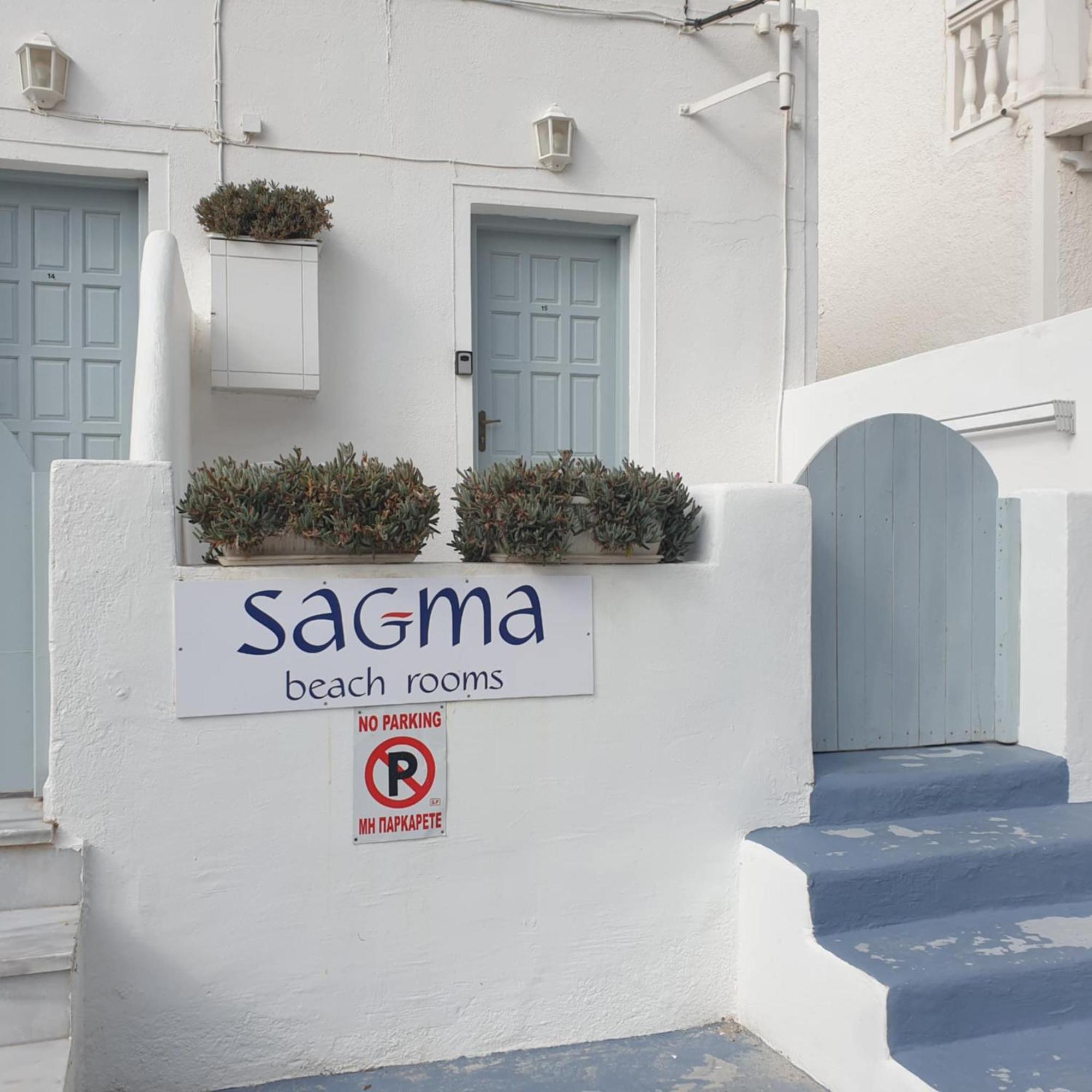 Sagma Beach Rooms Перисса Экстерьер фото
